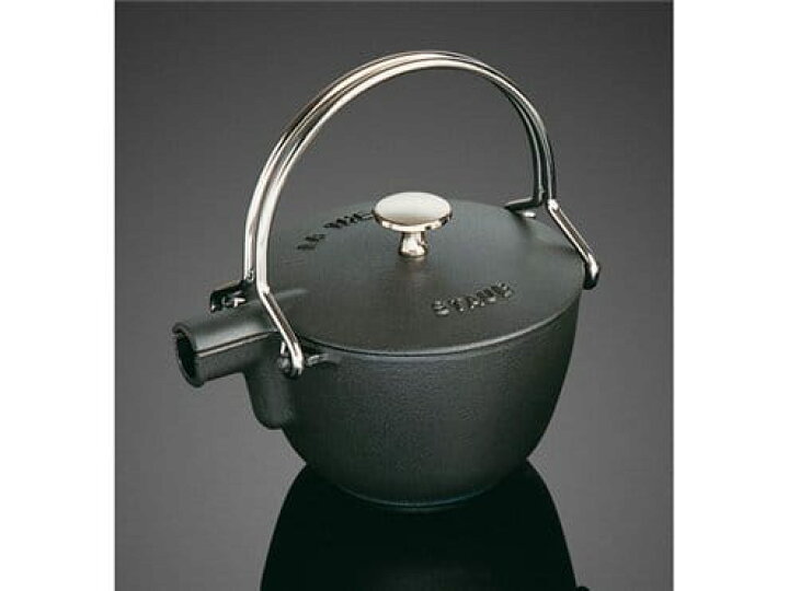 楽天市場】フランス ストウブ ヤカン ケトル 0.95L 黒(ブラック) Staub 
