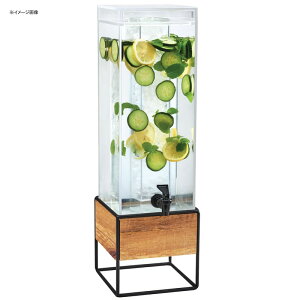 hNT[o[ XNGA AN hNfBXyT[ 11L EHibgx[X Xg JtF ze Cal-Mil 3561-3INF-99 Madera 3 Gallon Square Beverage Dispenser with Walnut and Metal Base and Infusion 