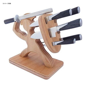 iCtZbg Xp^ ؐ v~A o[` AJ nhCh Zbg Spartan Knife Block Handmade Premium Birch Holds 6 Knives