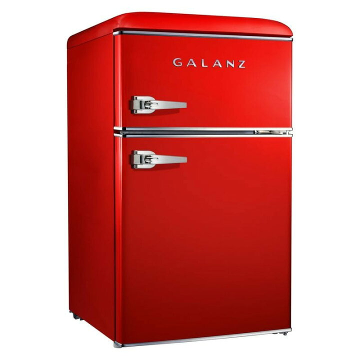 楽天市場】冷蔵庫 冷凍庫 88L 2ドア レトロ Galanz 3.1 cu ft Retro 