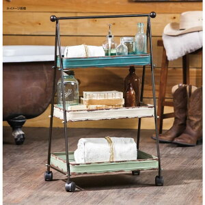 Lb`S CeA re[W ^ o[J[g 3i Farina 3 Tier Bar Cart