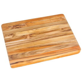 チークハウス カッティングボード まな板 天然木 木製 チーク Teak Cutting Board - Rectangle Carving Board With Hand Grip (20 x 15 x 1.5 in.) - By Teakhaus