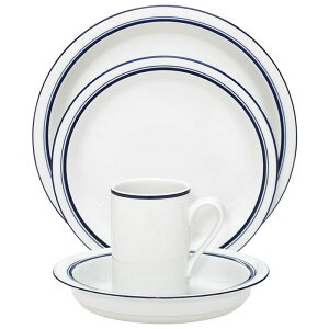 M  k _XN H 4_Zbg NX`nE u[C Dansk Christianshavn Blue 4-Piece Place Setting, Service for 1