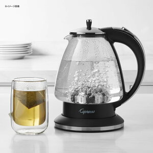 �K���X �d�C�P�g�� 1.4L �J�v���b�\ Capresso 240.03 Water Kettle 48 oz Polished Chrome and Black �Ɠd