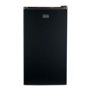 �u���b�N�E�A���h�E�f�b�J�[ �R���p�N�g �①�� �Ⓚ�ɕt 91L �� Black + Decker 3.2 cu. ft. Compact Refrigerator with Freezer BCRK32B Black �Ɠd