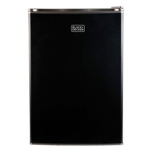 �①�� �Ⓚ�ɕt �u���b�N�E�A���h�E�f�b�J�[ �R���p�N�g 71L �� Black + Decker 2.5 cu. ft. Compact Refrigerator with Freezer Black �Ɠd