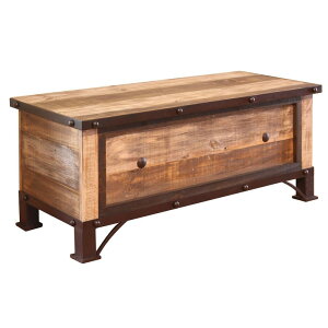 gN Xg[W {bNX  ؐ AeB[N re[W Millwood Pines Stonge Bedroom Storage Trunk