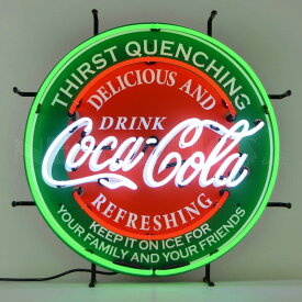 コカコーラ ネオンウォールライト 直径60cm レトロ 照明 Neonetics Coca-Cola Neon Wall Light NEO1799 家電
