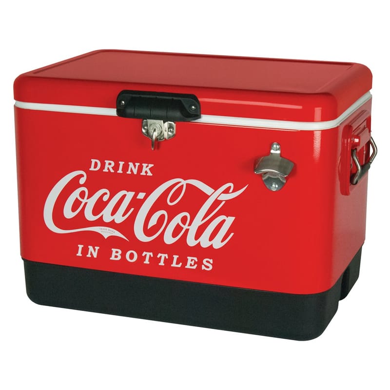 30日間返金保証 送料無料 コカコーラ はこぽす対応商品 ピクニッククーラー 【楽天市場】 クーラーボックス オープナー付 Picnic Koolatron LBQJ1012 Cooler Coca-Cola