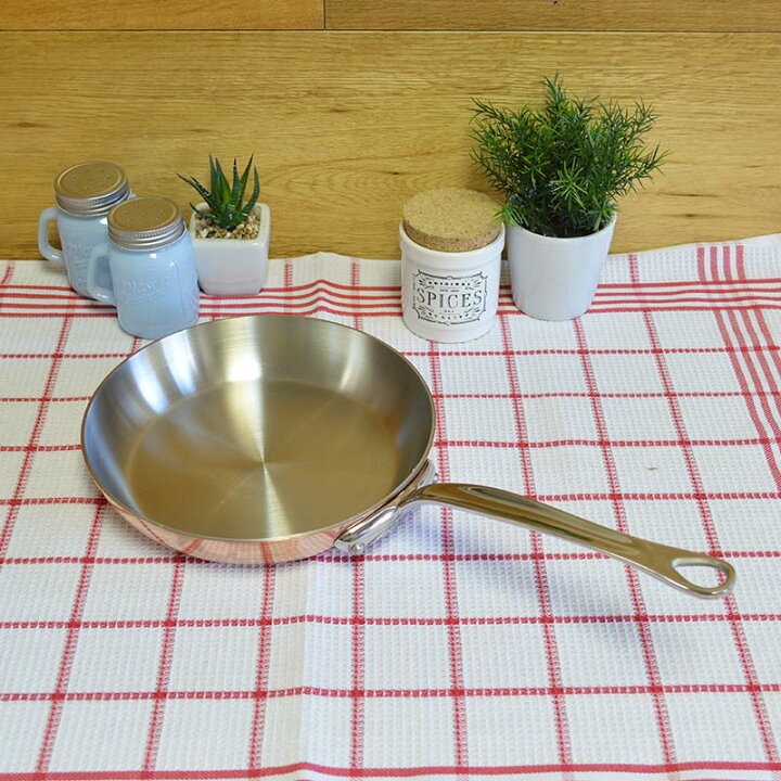 楽天市場】ムヴィエール モービル フライパン 銅 3層 持ち手ステンレス  