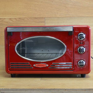 �m�X�^���W�A �R���x�N�V�����g�[�X�^�[�I�[�u�� ���g�� Nostalgia RTOV2RR Retro Series 6-Slice Convection Toaster Oven �Ɠd