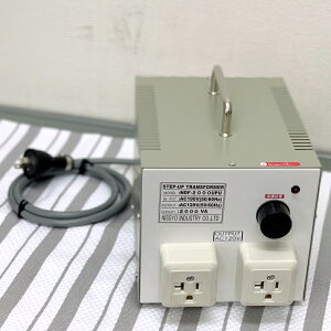 変圧器 アップトランス 入力電圧100V 出力電圧120V(110V・127V使用可) 出力容量2000W