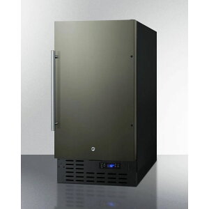 �Ⓚ�� �r���g�C�� �A���_�[�J�E���^�[ �I 4�i 76L �u���b�N �X�e�����X Summit 18 Inch Undercounter Freezer SCFF1842KS �Ɠd�y����s�z