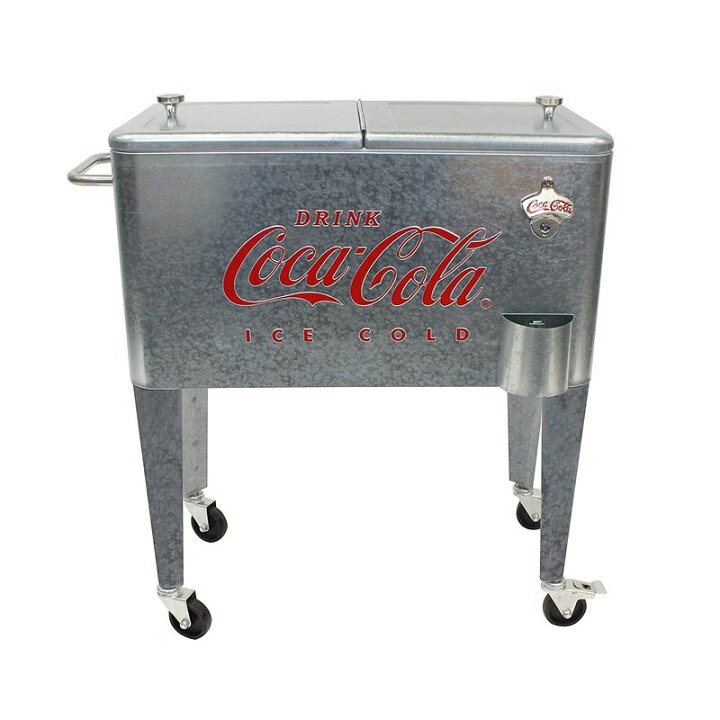 楽天市場】コカコーラ カート型 クーラーボックス 57L キャスター 栓 