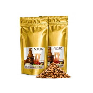 ���L���������`���R���[�g 1.8kg �Z�t�� �t�@�E���e�� �t�H���f�� �f�B�b�v �R�[�e�B���O ���� Sephra Salted Caramel Melts, Candy Making & Dipping Chocolate 4lb box