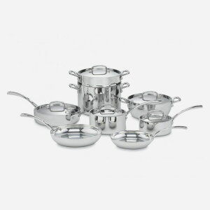 NCWi[g tCp  13_Zbg IHΉ XeX A~RA 3w Cuisinart FCT-13 French Classic Tri-Ply Stainless 13-Piece Cookware Set
