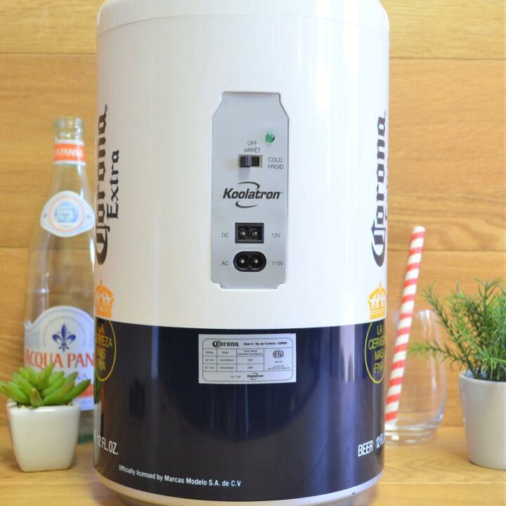 楽天市場】コロナビール 缶型 ミニ冷蔵庫 最大8缶 Koolatron Corona 