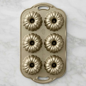 ~jogP[L^ 6 A~ ugP[L ECAYE\m} mfBbNEFA AJ Williams-Sonoma Nordic Ware Mini Bundt Cake Pan