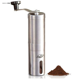 ���҂� �蓮 �X�e�����X �R�[�q�[�~�� ������ �P�� JavaPresse Manual Coffee Grinder with Conical Burr Mill, Brushed Stainless Steel