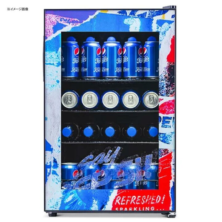 楽天市場】ペプシ 冷蔵庫 最大90缶 ガラスドア Pepsi 90 Can Rewind 