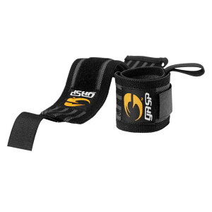 GASP Xgbv n[hRA ubN O[ W g[jO ؃g GASP Hardcore Wrist Wraps, Black/grey