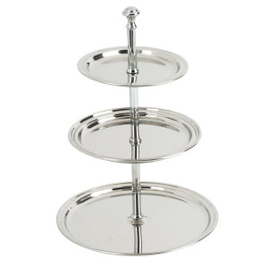 fBXvCX^h ی^ 3i a22cm XeX T[rOgC JtF Xg oCLO rbtF American Metalcraft STS3 3 Tier Stainless Steel Display Stand 124STS3