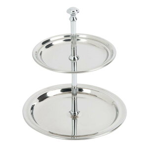 fBXvCX^h ی^ 2i a14cm ~j XeX T[rOgC JtF Xg oCLO rbtF American Metalcraft STS2 2 Tier Stainless Steel Display Stand 124STS2