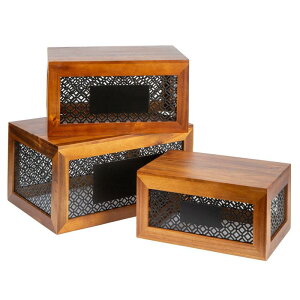 fBXvC{bNX 3TCYZbg t CU[ ؔ AJVA JtF G Tablecraft HFCSET3 Farmhouse 3-Piece Acacia Wood Riser Set 808HFCSET3