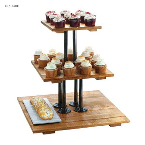 fBXvCX^h p^ 3i ؐv[g pC CU[ JtF Xg oCLO rbtF Cal-Mil 3428-99 Madera Rustic Pine 3 Tier Pastry Display Riser 211342899