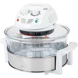 �e�[�u���g�b�v�I�[�u�� �n���Q�� �ԊO�� �R���x�N�V���� Classic Cuisine 12-17 Quart 1200W Halogen Tabletop Oven - White �Ɠd