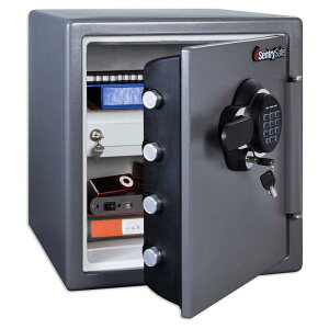 ���� �Z�[�t�{�b�N�X �ω� �h�� �f�W�^���L�[�p�b�h SentrySafe SFW123GDC Fireproof Safe and Waterproof Safe with Digital Keypad 1.23 Cubic Feet�y����s�z