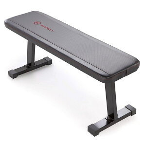 �t���b�g�x���` 270kg�܂őΉ� �z�[���W�� �g���[�j���O Marcy Flat Utility 600 lbs Capacity Weight Bench for Weight Training and Ab Exercises SB-315
