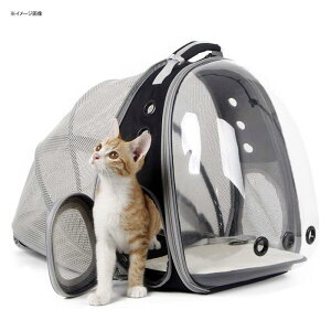 �y�b�g�L�����[ �o�b�N�p�b�N ������ ���b�V�� �˂� ���^�� ���s halinfer Expandable Cat Backpack, Space Capsule Bubble Transparent Clear Pet Carrier for Small Dog, Pet Carrying Hiking Traveling Backpack
