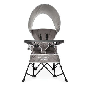 �q���p �܂��݃C�X �������t �O���[ �A�E�g�h�A �L�����v Baby Delight Go with Me Chair | Indoor/Outdoor Chair with Sun Canopy | Gray