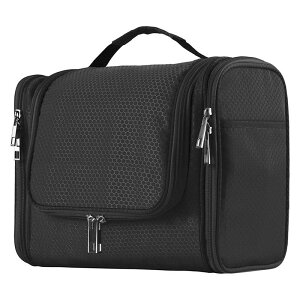 �g���x���o�b�O ��e�� �t�b�N�t �p�b�L���O �d���� �o�b�O�C���o�b�O ���s Extra Large Capacity Hanging Toiletry Bag for Men & Women, Portable Waterproof Bathroom Shower Bag, Lightweight Dopp kit Shaving Bag, Sturdy Metal Hook O