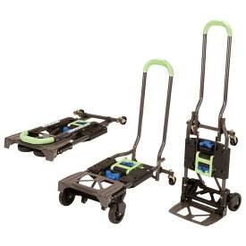 1台2役 台車 折り畳み カート ハンドトラック 最大135kg コンパクト Cosco Shifter 300-Pound Capacity Multi-Position Heavy Duty Folding Hand Truck and Dolly, Green - 12222PBG1E