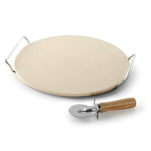 sUXg[ a33cm Jb^[t J][l tbgubh NbL[ mfBbNEFA Nordic Ware, Tan Pizza Stone Set