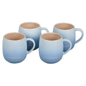 we[W}O 380ml 4Zbg N[[ N[ Le Creuset PG70433A-1342 Set of (4) Heritage Mug, 13 oz. Each 380ml