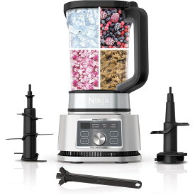 ブレンダー 1.9L 4in1 フードプロセッサー ステンレス ニンジャ ミキサー Ninja SS201 Foodi Power Pitcher 4in1 Smoothie Bowl Maker Crushing Blender Dough Mixer Food Processor 1400WP smartTORQUE 6 Auto-iQ presets 家電