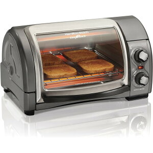 �n�~���g���r�[�` �I�[�u���g�[�X�^�[ Hamilton Beach 31344D Easy Reach Toaster Oven, Metallic �Ɠd