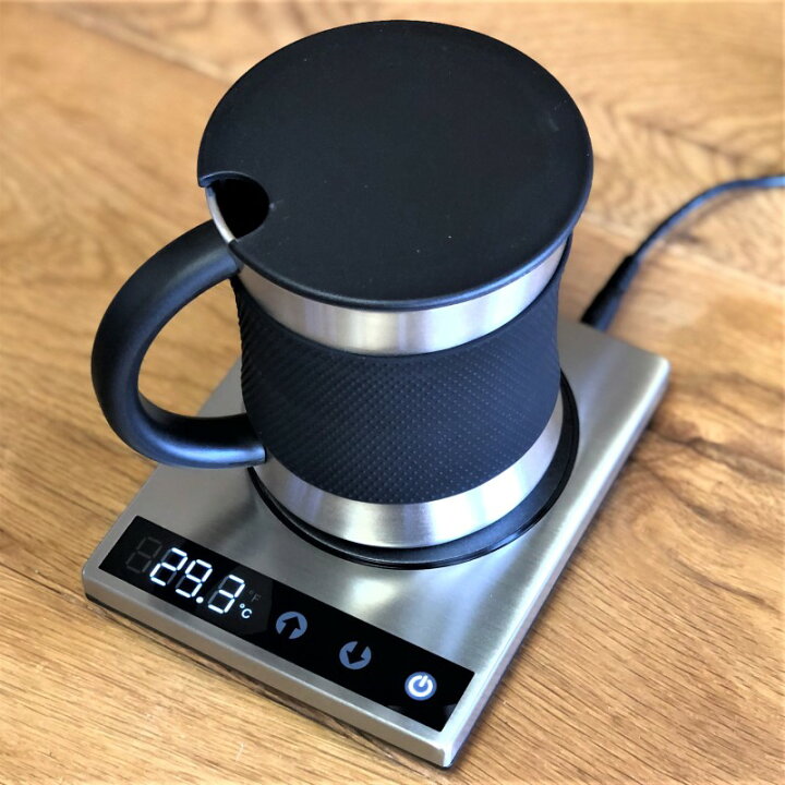 Cosori Coffee Mug Warmer & Mug Set Premium 24Watt Stainless Steel, Best  Gift