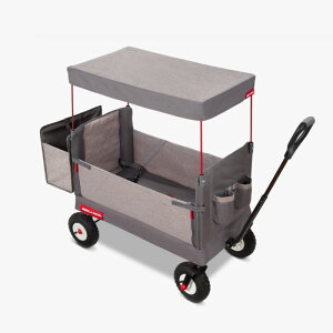���S�� �ő�68kg �����t �x���` �q�� �A�E�g�h�A �L�����[�J�[�g Radio Flyer Build-A-Wagon Folding