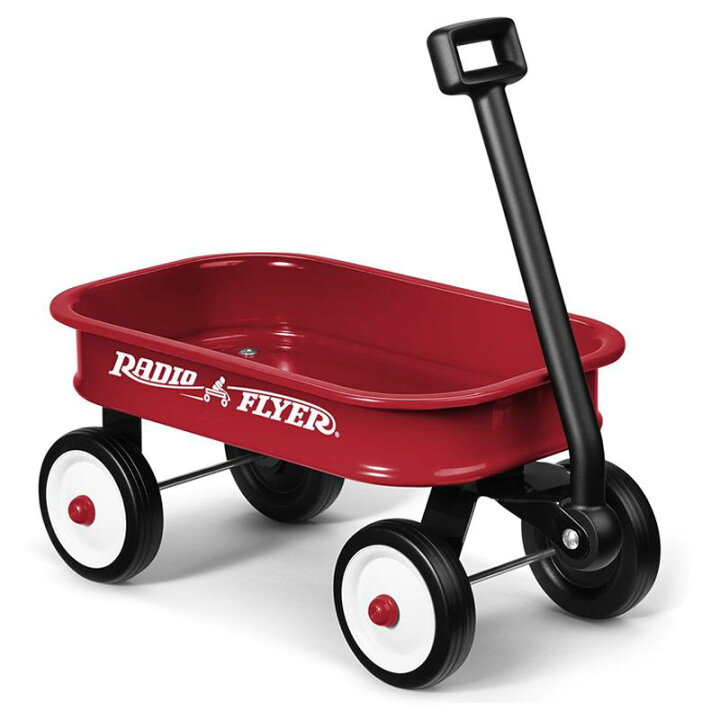 楽天市場】小さい ミニ トイワゴン 32cm レッド おもちゃ Radio Flyer 