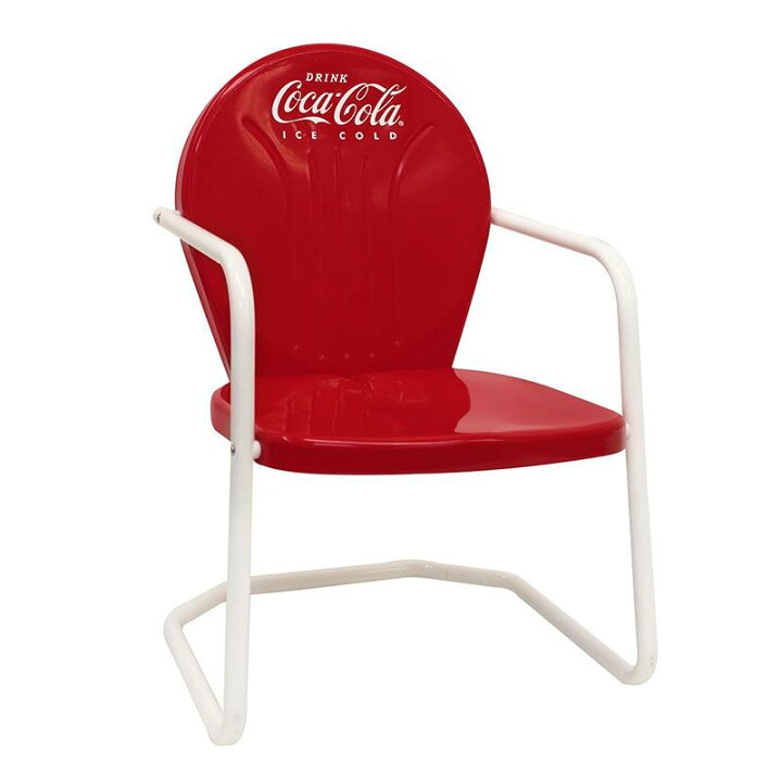 楽天市場】コカコーラ メタル テーブル チェア セット レッド レトロ 