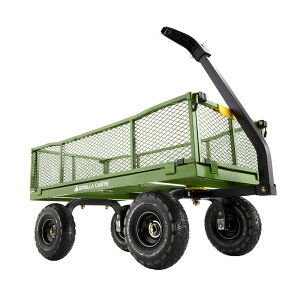 K[fS 360kg܂ X`[ bV TChO O[ SJ[g Gorilla Carts GCG-2140 4 cu. ft. Steel Utility Cart