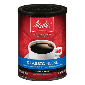 ^ NVbNuhR[q[ ~fBA[Xg GNXgt@C  312g 6ʃZbg Melitta Classic Blend Coffee, Medium Roast, Extra Fine Grind, 11 Ounce Can (Pack of 6)