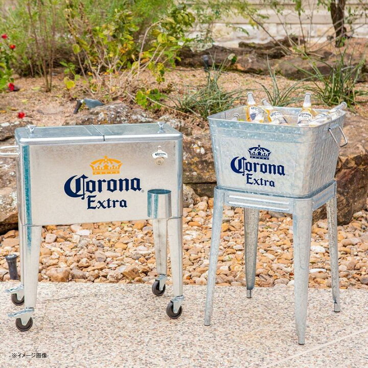 楽天市場】コロナビール カート型 クーラーボックス 57L キャスター 栓 