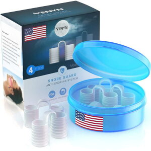 тh~ m[Yxg 4Zbg P[Xt @Nbv  Venyn Set of 4 Nose Vents to Ease Breathing - Anti Snoring - No Side Effects - Advanced Design - Reusable - Includes Travel Case