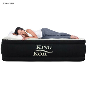 GA}bgX d|v xbh h LORC King Koil Air Mattress with Built-in Pump - Best Inflatable Airbed Elevated Raised Air Mattress Quilt Top Ɠd