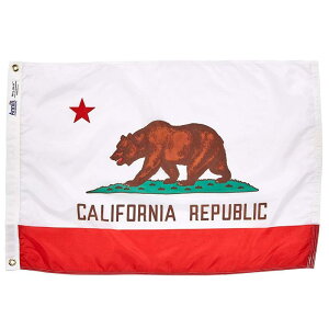JtHjAB tbO 61×91cm iC xA[  AJ dl Annin Flagmakers Model 140450 California Flag Nylon SolarGuard NYL-Glo, 2x3 ft, 100% Made in USA to Official State Design Specifications